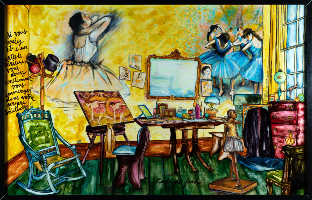 "Espejo" Edgar Degas Art Studio