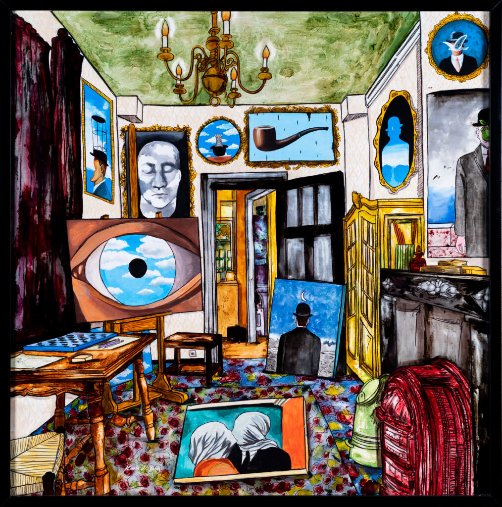"The eye" Rene Magritte Art Studio